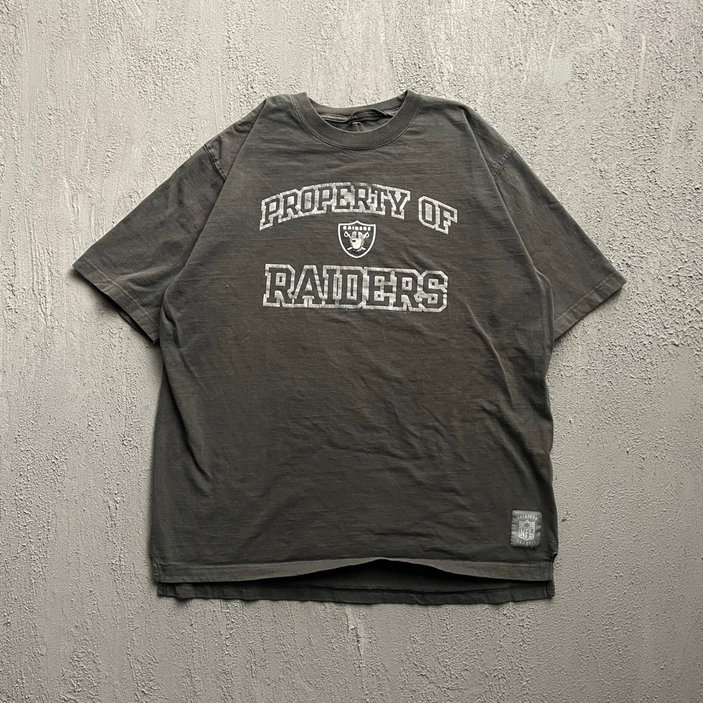 Vintage Raiders NFL T Shirt Mens Large Black 90s Gridiron Classic